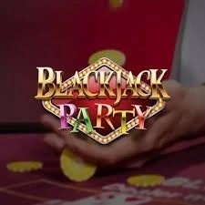 Official Live Dealer logo: Blackjack Party by Evolution at Ivibet