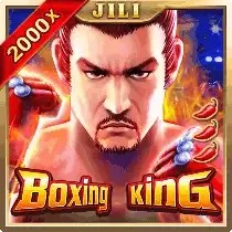 Boxing King slot logo by Jili Games at Ivibet