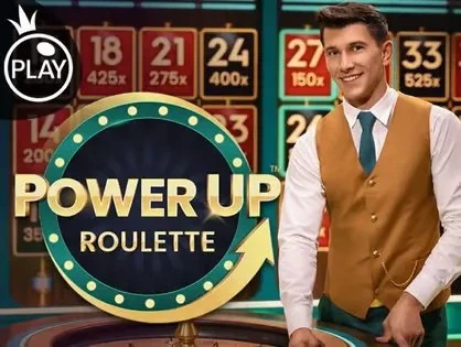 Power UP Roulette logo by Pragmatic Play Ivibet